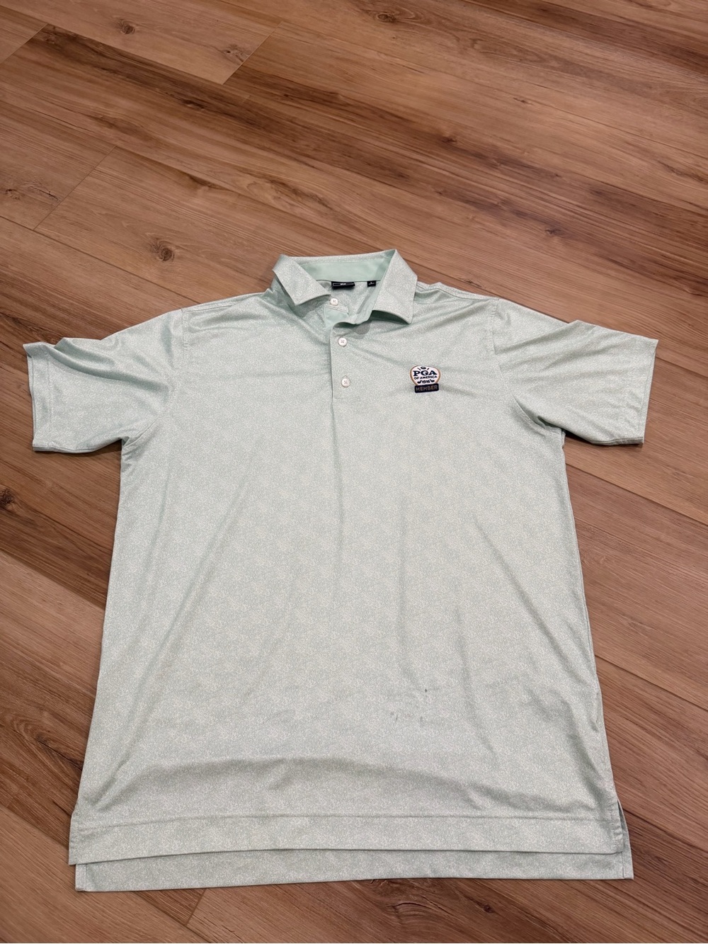 FJ PGA Tour Men's Light Green Performance Polo